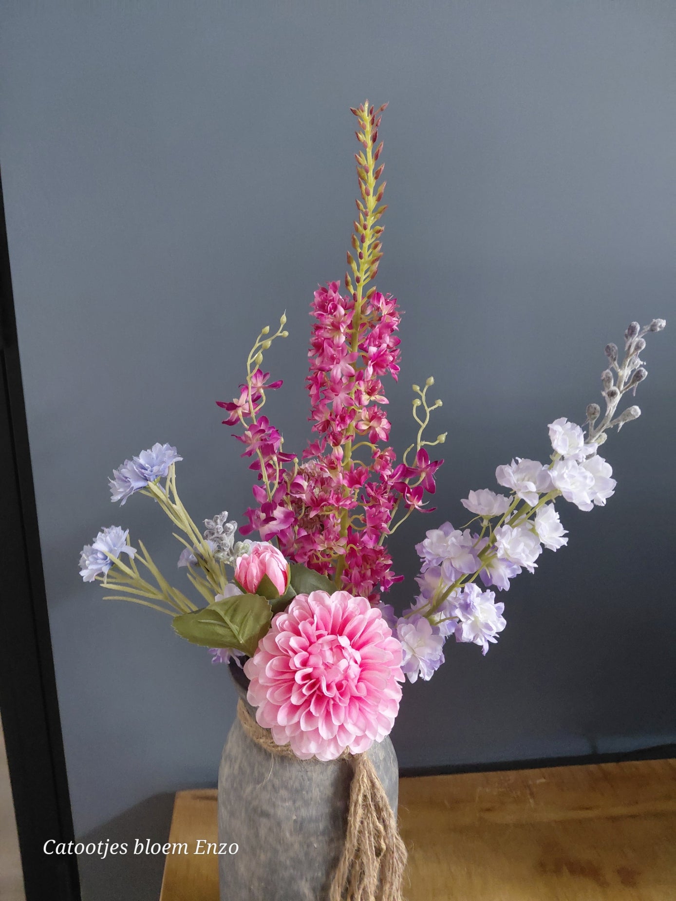 Zijdenboeket Roze /Paars