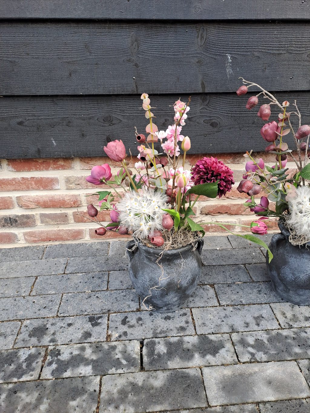 Zijden bloemstuk